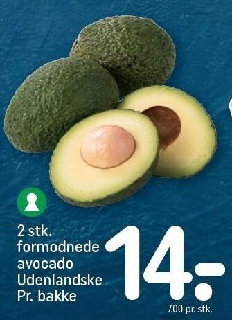 REMA 1000 2 stk. formodnede avocado tilbud