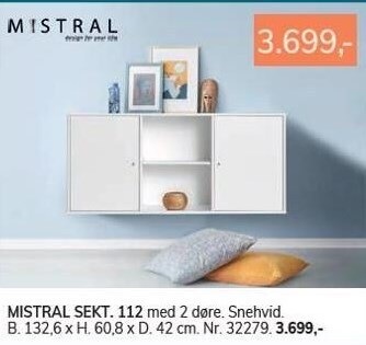Daells Bolighus Mistral sekt. 112 tilbud