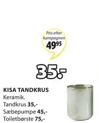JYSK Kisa Tandkrus tilbud