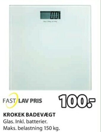 JYSK Krokek Badevægt 150 kg tilbud