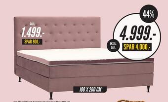 My Home Småland point kontinentalseng 180 x 200 cm tilbud
