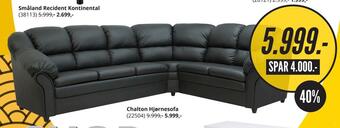 My Home Chalton hjørnesofa tilbud