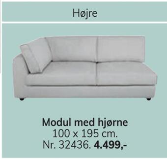 Daells Bolighus Modul med hjørne tilbud