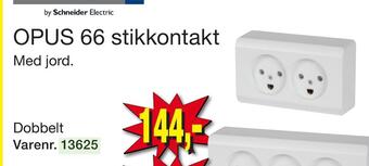 Harald Nyborg Opus 66 stikkontakt tilbud