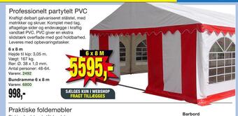 Harald Nyborg Professionelt partytelt pvc tilbud