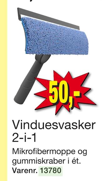 Harald Nyborg Vinduesvasker 2-i-1 tilbud