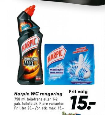 Bilka Harpic wc-flush tilbud