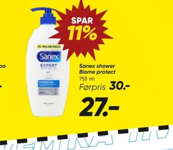 Bilka Sanex bodyshampoo tilbud