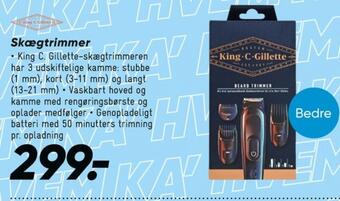Bilka King c skægtrimmer tilbud