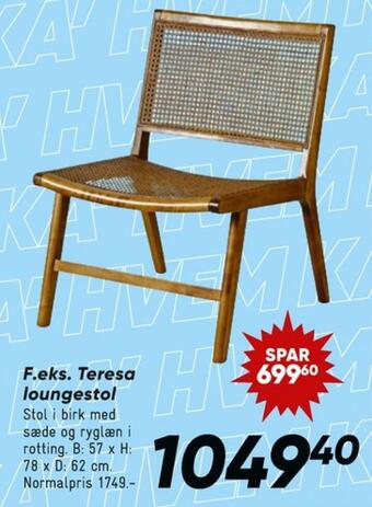 Bilka Ukendt loungestol tilbud