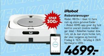Bilka Irobot robotstøvsuger tilbud