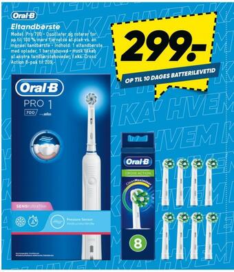 Bilka Braun oral-b eltandbørste tilbud