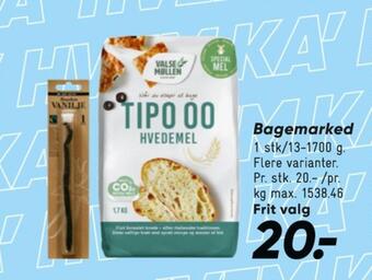 Bilka Valsemøllen tipo 00 hvedemel tilbud