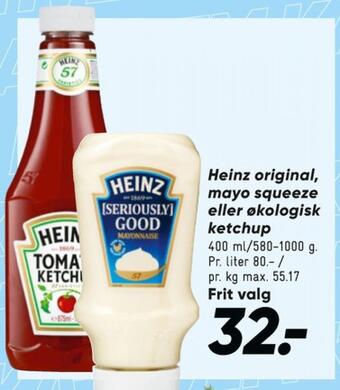 Bilka Heinz ketchup tilbud