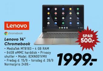 Bilka Lenovo bærbar pc tilbud