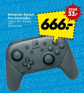 Bilka Nintendo switch controller tilbud