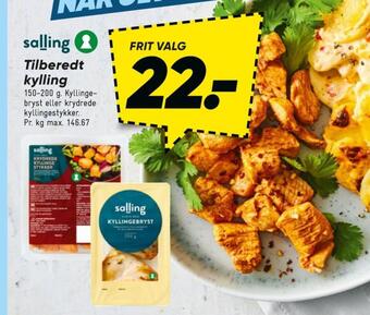 Bilka Salling kyllingebryst tilbud