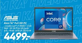 Bilka Asus bærbar pc tilbud