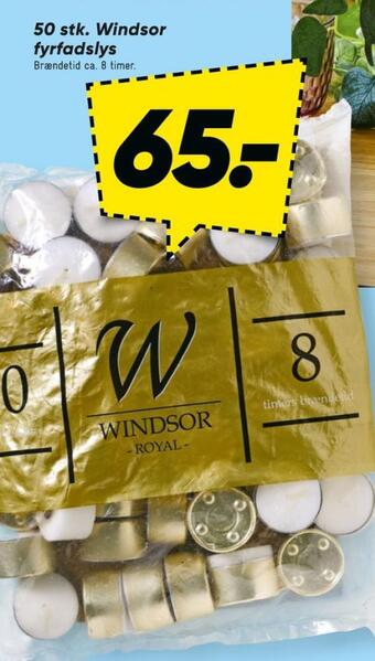 Bilka Windsor fyrfadslys tilbud