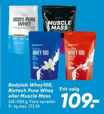 Bilka Bodylab kosttilskud tilbud