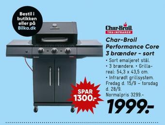 Bilka Charbroil gasgrill tilbud