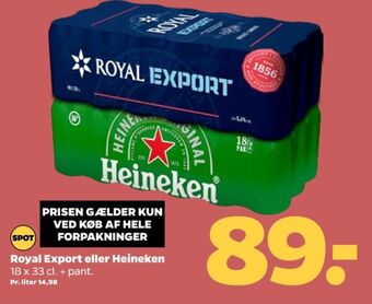 Netto Export øl tilbud