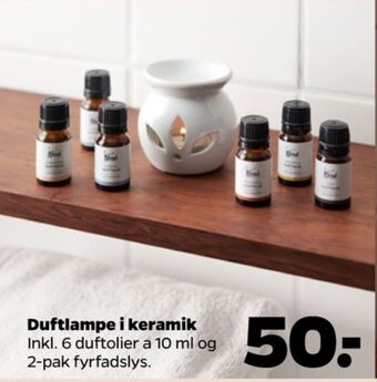 Netto Nord home living duftlampe tilbud