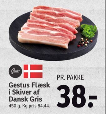 SPAR Gestus flæsk i skiver tilbud