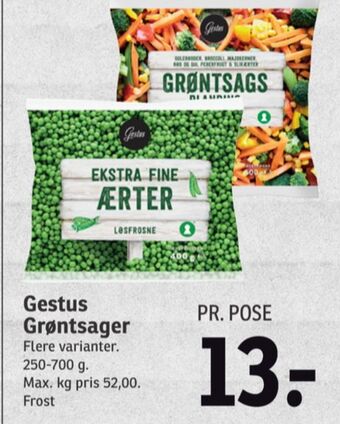 Gestus ekstra fine ærter