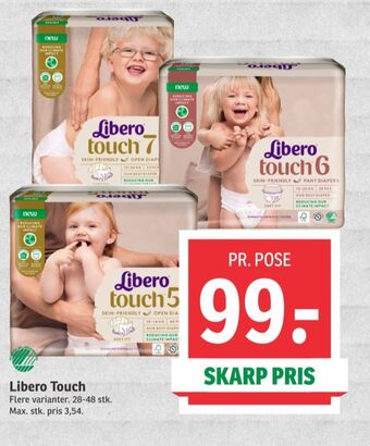 SPAR Touch bleer str 7 16-26 kg tilbud