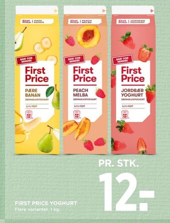 MENY FIRST PRICE YOGHURT tilbud
