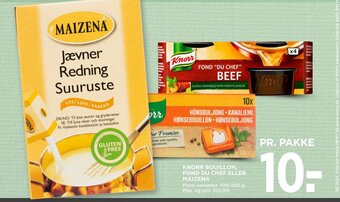 KNORR BOUILLON, FOND DU CHEF ELLER MAIZENA