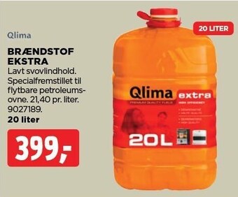 jem & fix Qlima brændstof ekstra tilbud