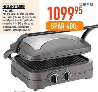 Imerco Multi grill tilbud