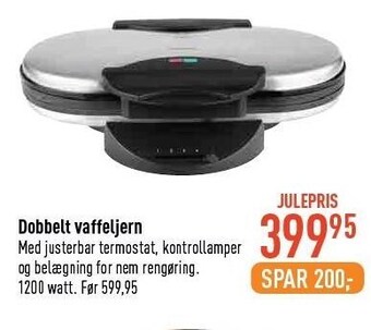 Imerco Dobbelt vaffeljern tilbud