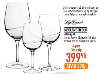 Imerco Aero glas tilbud