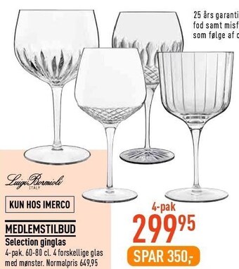 Imerco Selection ginglas tilbud