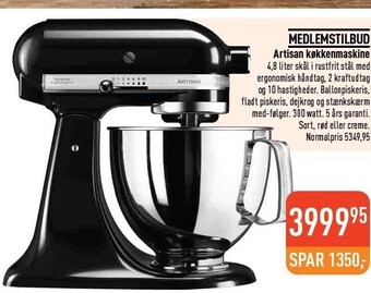 Imerco Artisan køkkenmaskine tilbud