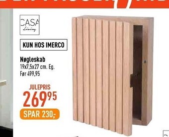 Imerco Nøgleskab tilbud
