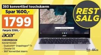 Power Acer chromebook tilbud