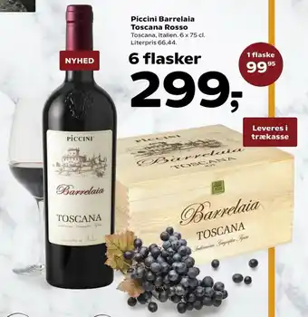 Kvickly Piccini Barrelaia Toscana Rosso tilbud