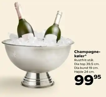 Kvickly Champagne køler tilbud