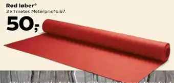 Rød løber
