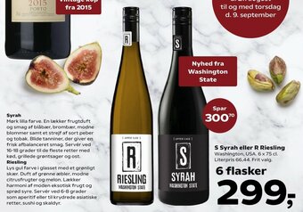 Kvickly S Syrah eller R Riesling tilbud