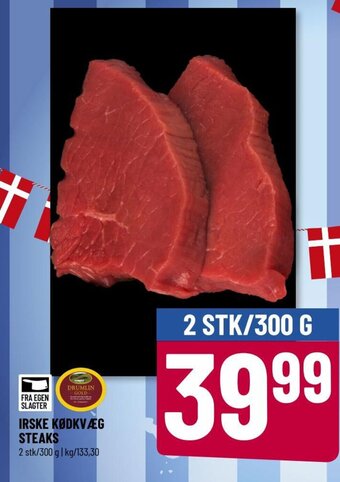 IRSKE KØDKVÆG STEAKS