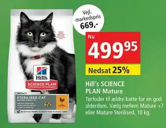 Maxi Zoo Hill‘s SCIENCE PLAN Mature tilbud