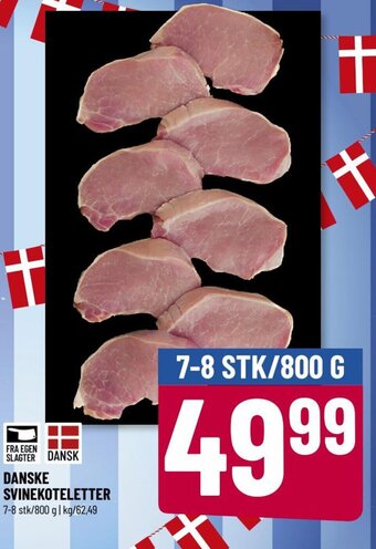 DANSKE SVINEKOTELETTER