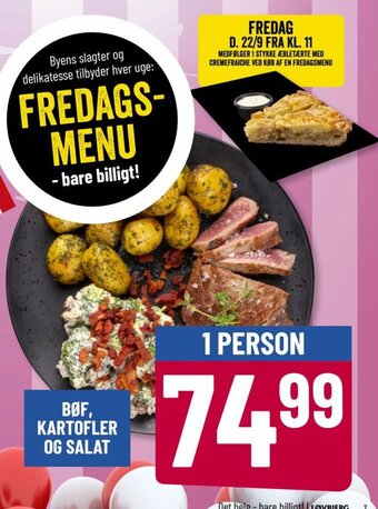 Løvbjerg BØF, KARTOFLER OG SALAT tilbud