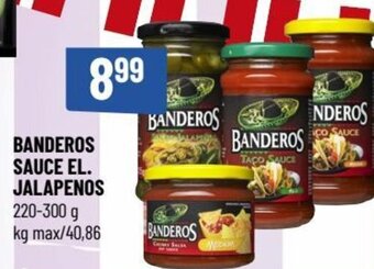 Løvbjerg BANDEROS SAUCE EL. JALAPENOS tilbud