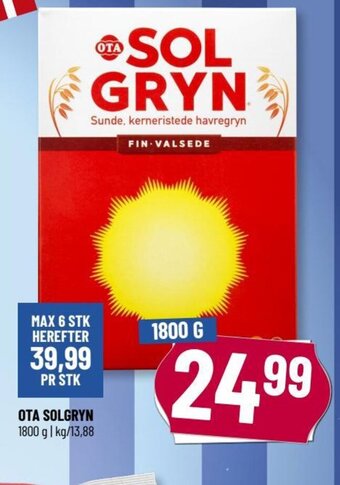 Løvbjerg OTA SOLGRYN tilbud
